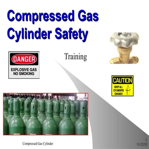 Gas cylinder safety | PPTX