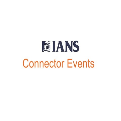 What is an IANS Connector Event?