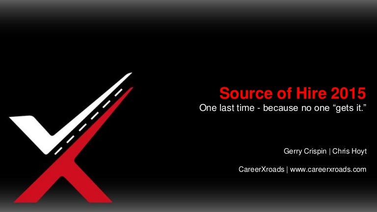 2018 Careerxroads Source Of Hire Report