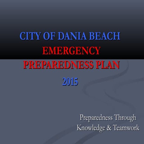 2015 dania beach hurricane preparedness presentation