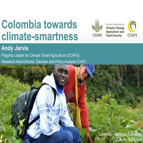 Colombia Climate Smart Agricultural Sector - COP21