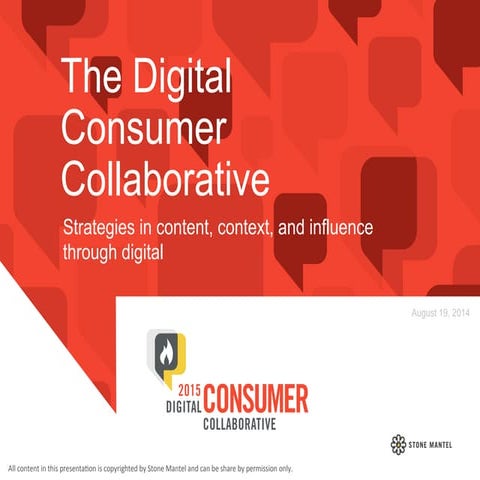 The 2015 Digital Consumer Collaborative Charter