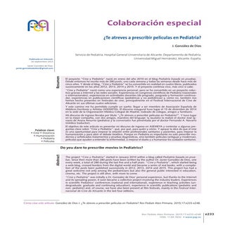 ¿Te atreves a prescribir películas?...