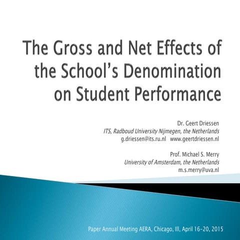 Geert Driessen & Michael Merry (2015) RA The gross and net effects Pres.pdf