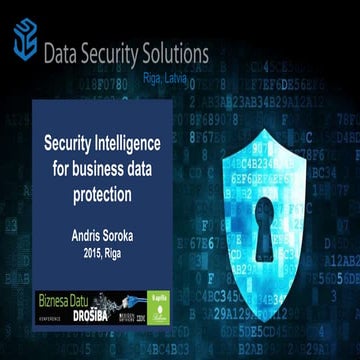 2015 - Data Security Solutions @Dienas Bizness Exigen IBM - Business Data Pro...