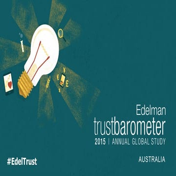 2015 Edelman Trust Barometer Australia