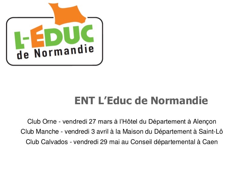 Educ De Normandie Site D Accompagnement De L Ent