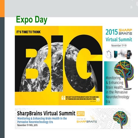 Expo Day: Baycrest, Lumosity, BrainBaseline & SharpBrains