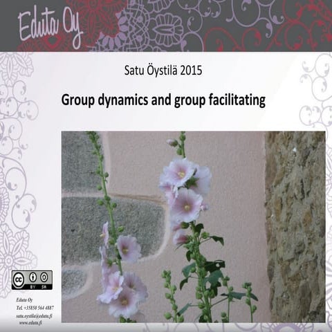 2015 group dynamics and group facilitating