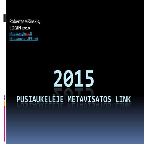 2015 halfway road to metaverse