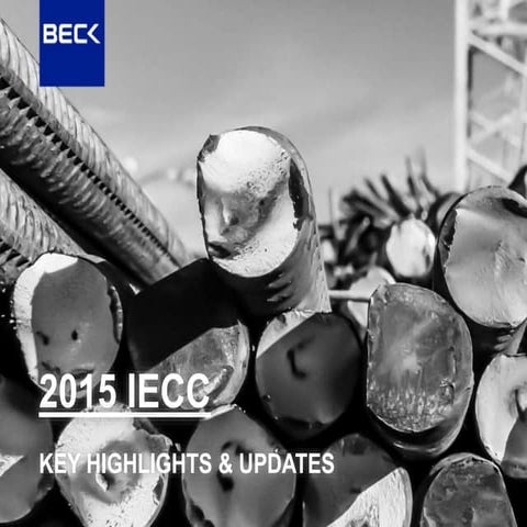 2015 IECC Key Highlights & Updates