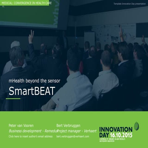 2015 innovation day_mhealth beyond the sensor_verhaert &amp; remedus