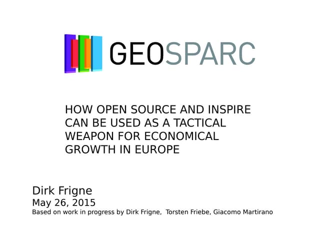 2015 inspire conference tactical weapon for industrial growth final