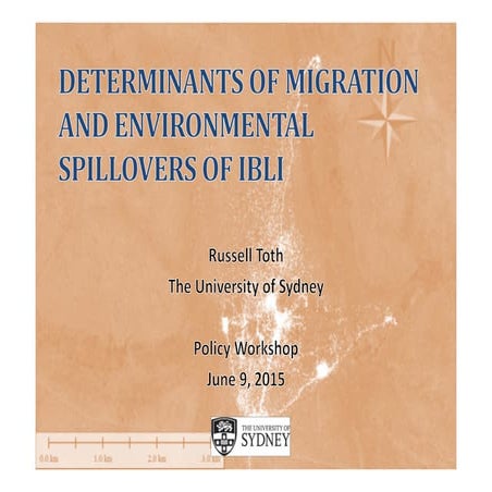 Determinants of migration and environmental spillovers of IBLI
