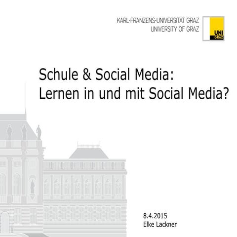 Schule & Social Media: Lernen in und mit Social Media?