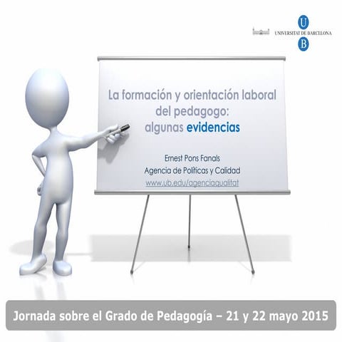 La formación y orientación laboral del pedagogo