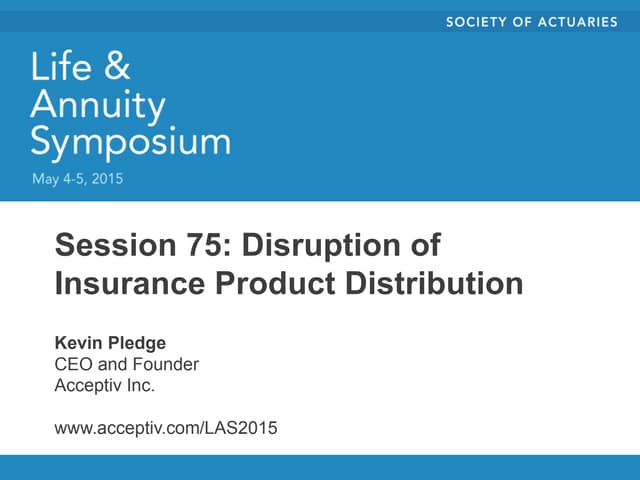 Digital Disruption of Life Insurance