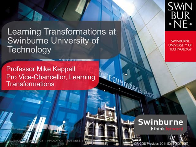 Learning Transformations: Blended Learning