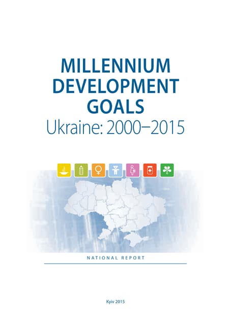 Millennium Development Goals Ukraine 2015