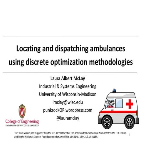 2015 Fuzzy Vance Lecture in Mathematics at Oberlin College: Locating and disp...