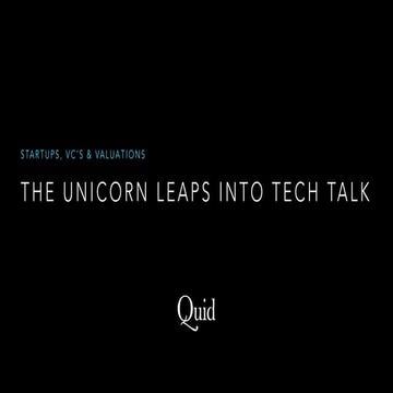 The Unicorn Leaps into Tech Talk