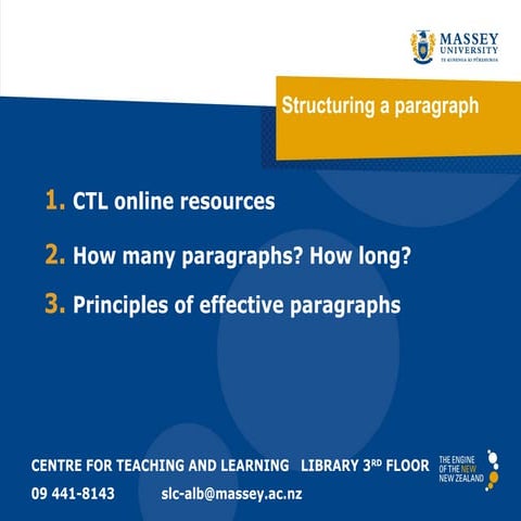 2015 paragraph structuring online