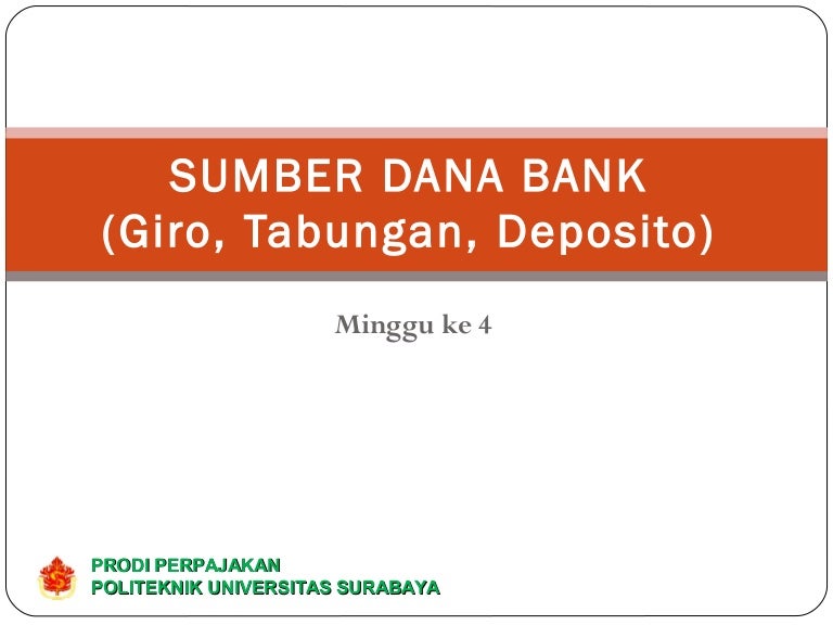 Sumber Dana Bank