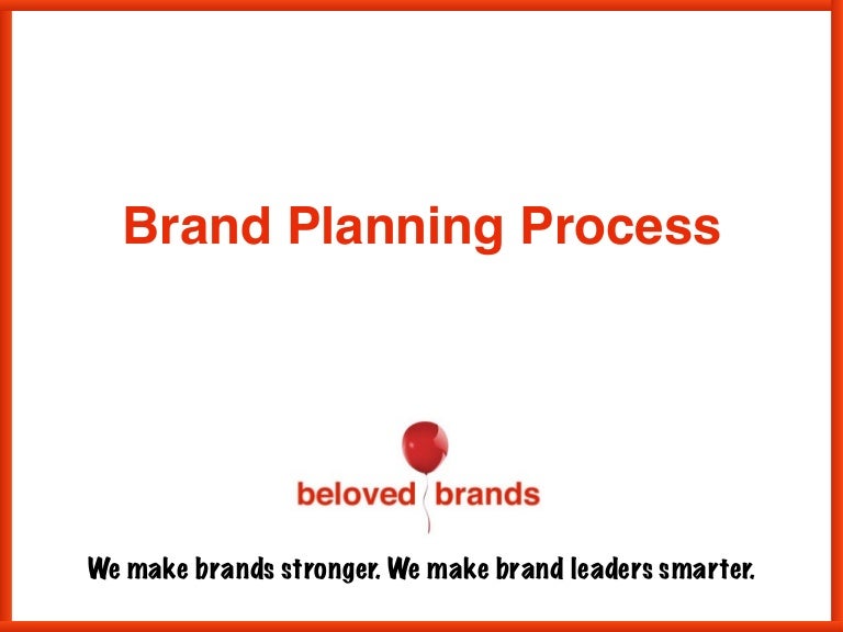brand planning