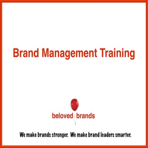 Brand Planning process