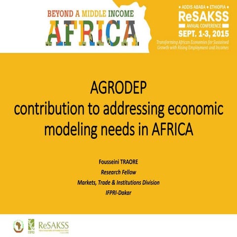 2015 ReSAKSS Conference – Day 1 - Fousseini Traore