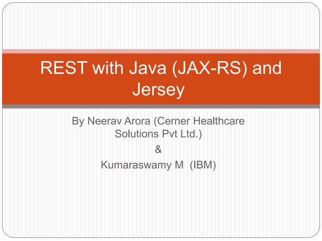 RESTful application with JAX-RS and how to expose and test them