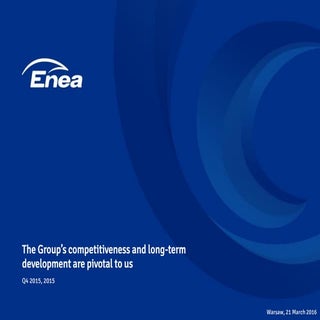 Enea 2015 - financial results (engl...