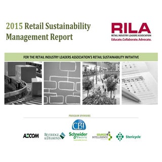 2015 retail sustainability report
