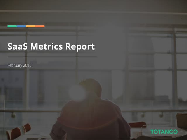 2016 SaaS Metrics Report