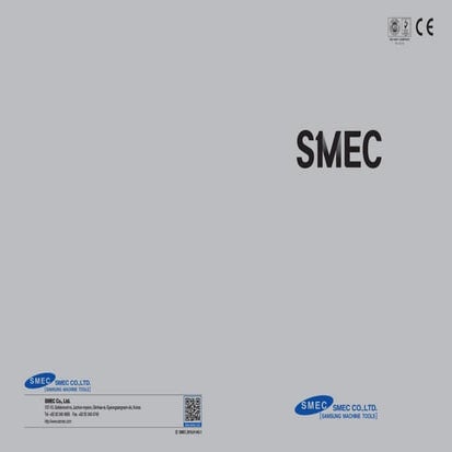 2015 SMEC Machinery Products Catalogues | PDF