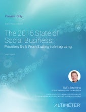 [REPORT] The 2015 State of Social B...