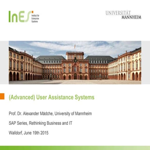 User Assistance Systems