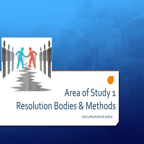 2015 u401 dispute resolution bodies and methods