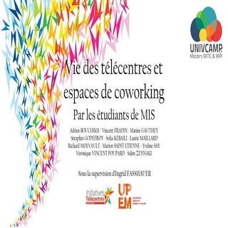2015 univcamp - vie des télécentres 