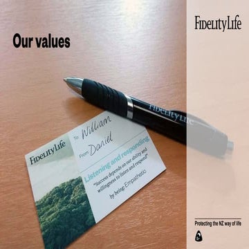 Fidelity Life: Our Company Values