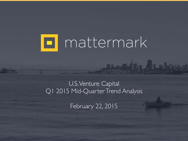 Mattermark Q1 2015 Quarter Midpoint...