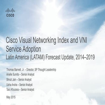 2015 VNI Complete Forecast Latin America