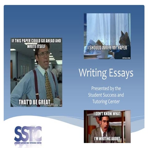 SSTC: Writing Workshop