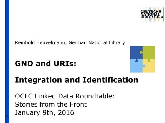 GND and URIs: Integration and Identification