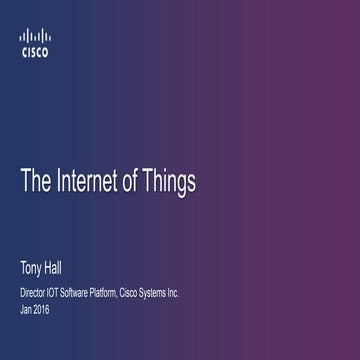 Cisco Internet of Things | PDF