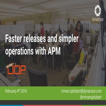 OOP 2016 - Faster releases and simpler operations