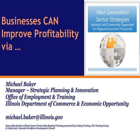 Improving Profitability Through Business-Led Sector Partnerships