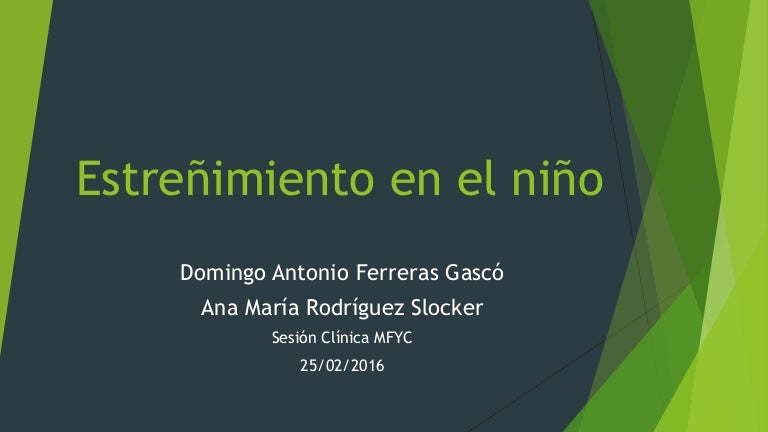 estreñimiento cronico tratamiento pdf