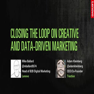 How to Close the Loop on Data-Driven Creative