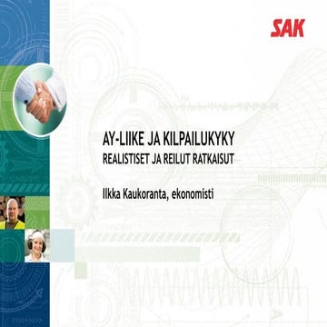 Kilpailukyky, avaus, Kari Rautio | PDF